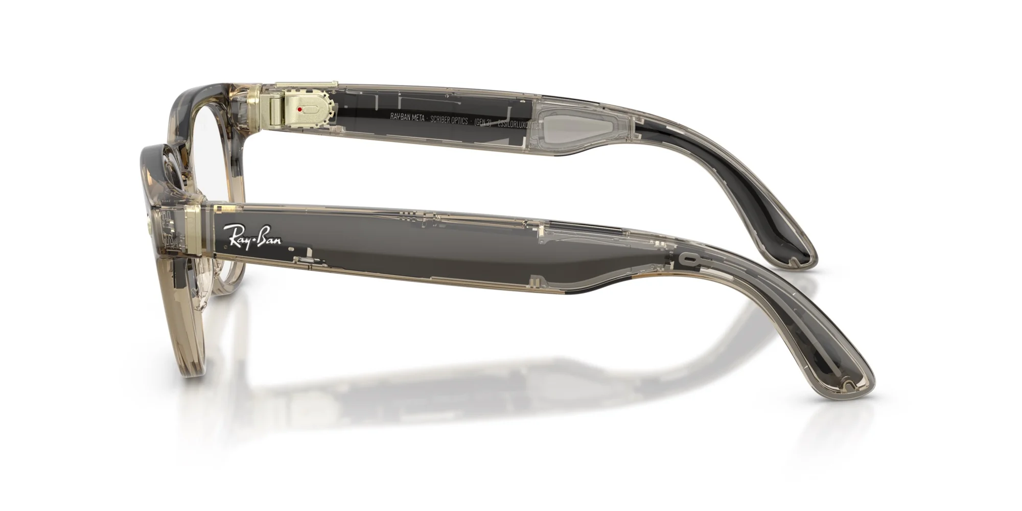 Ray-Ban - Meta Scriber Optics Gen 2 (Shiny Transparent Stone Beige) — image 3 of 6