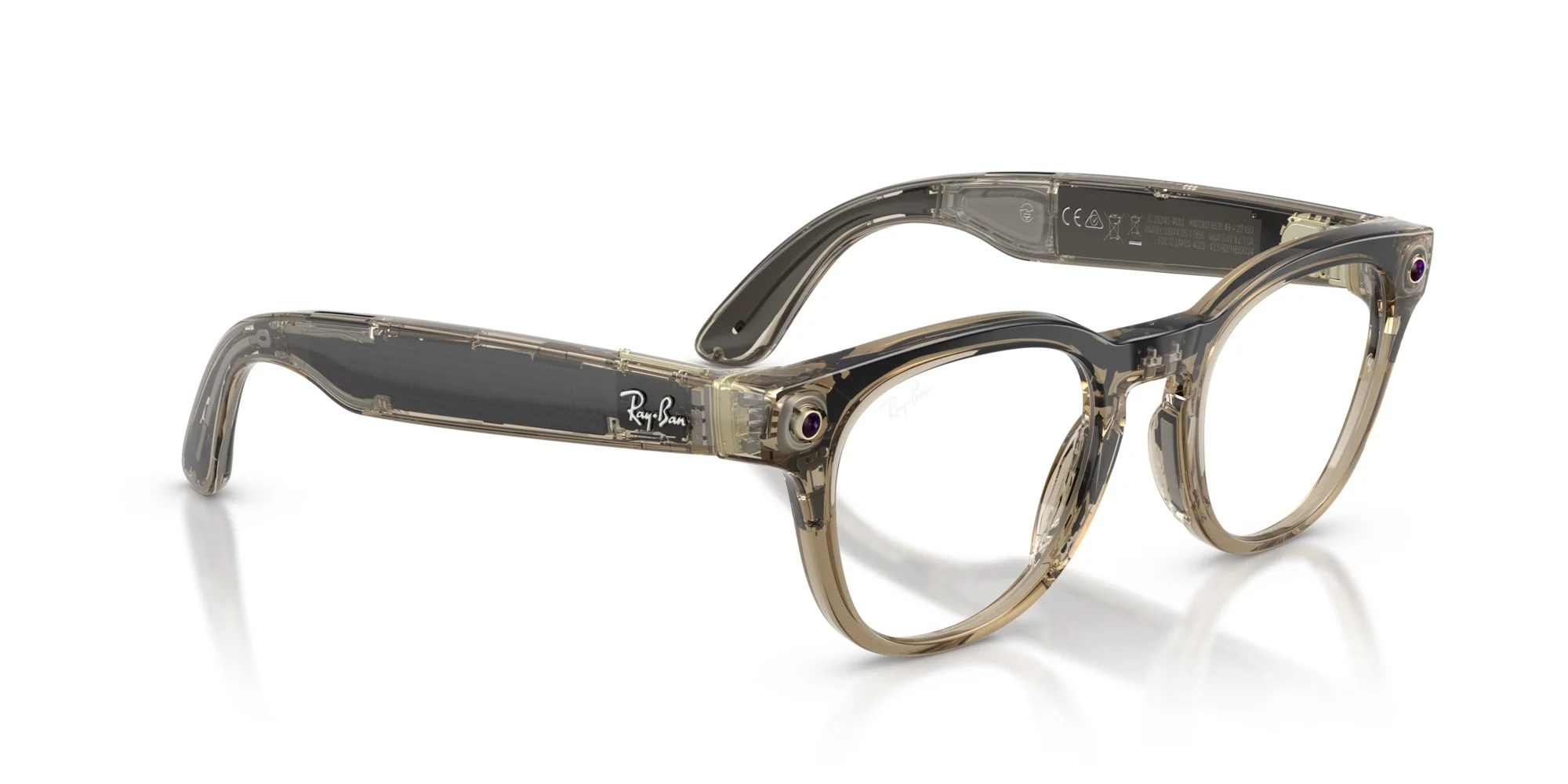 Ray-Ban - Meta Scriber Optics Gen 2 (Shiny Transparent Stone Beige) — image 5 of 6