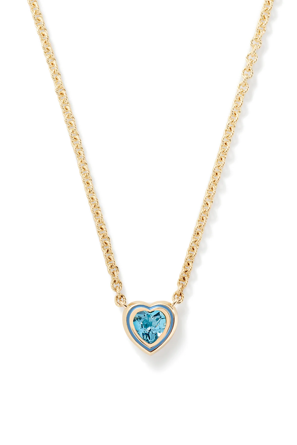Madison Necklace with Heart Bezel Stone — image 5 of 6