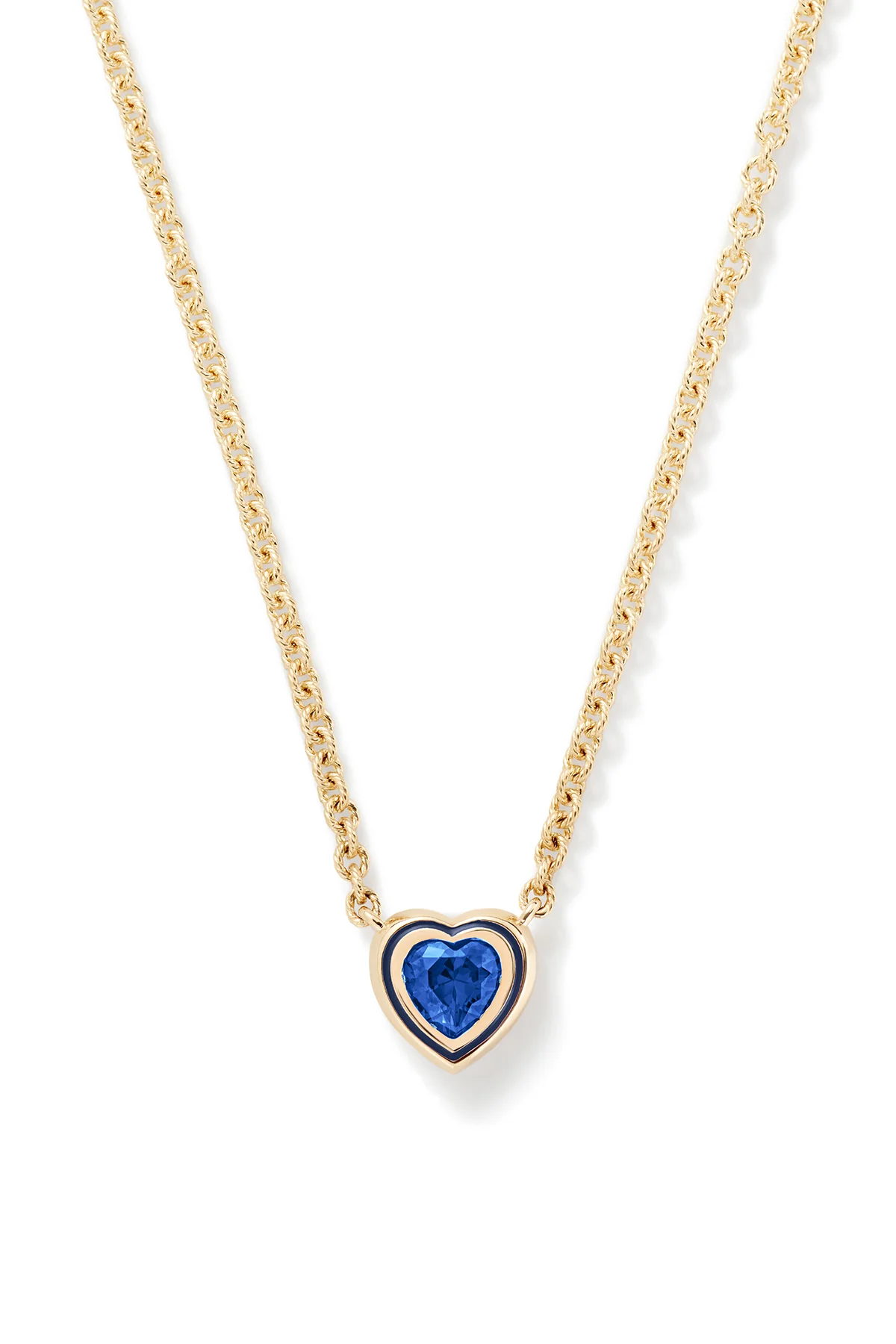 Madison Necklace with Heart Bezel Stone — image 4 of 6