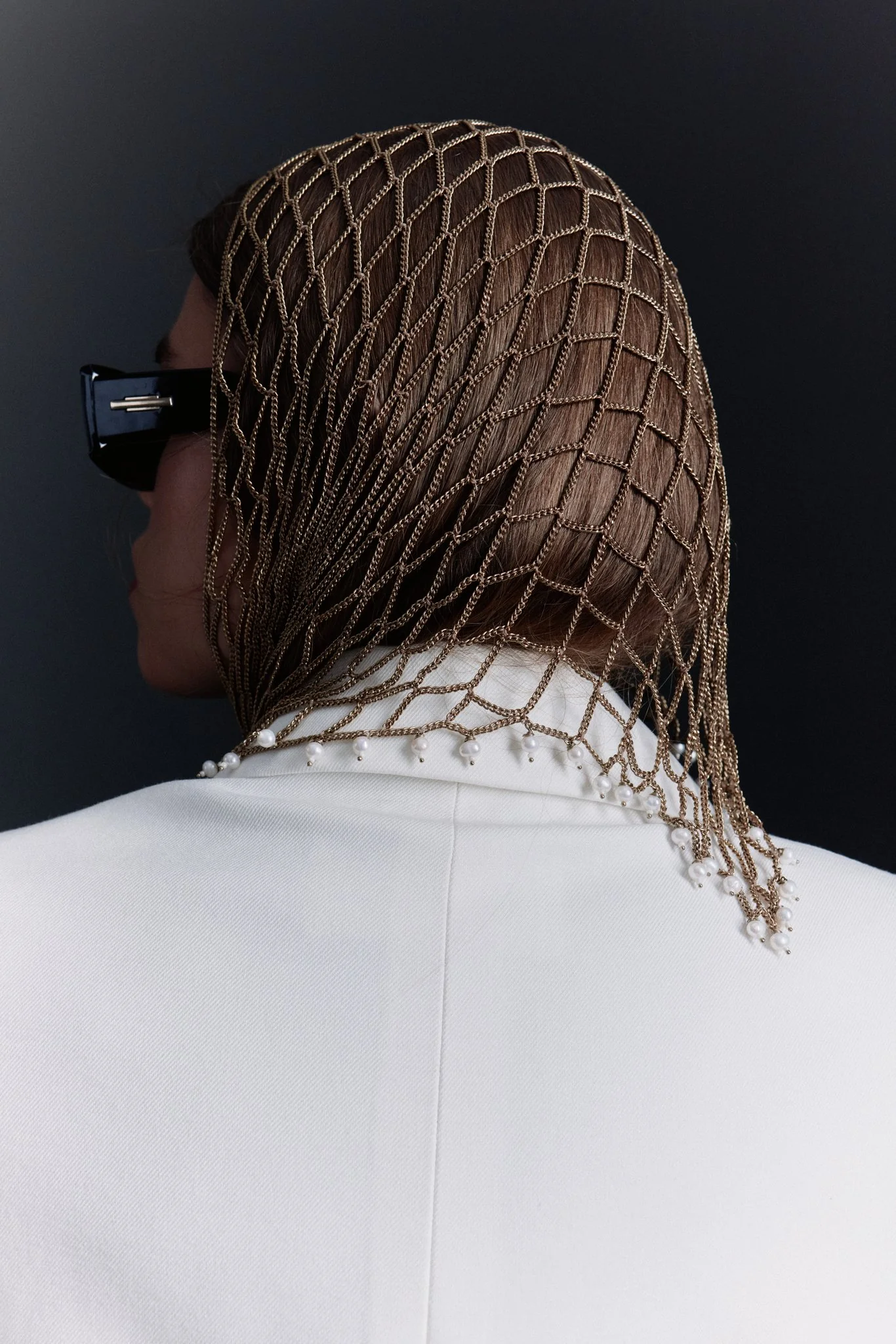 Chain Bandana with Freshwater Pearls — image 2 of 6