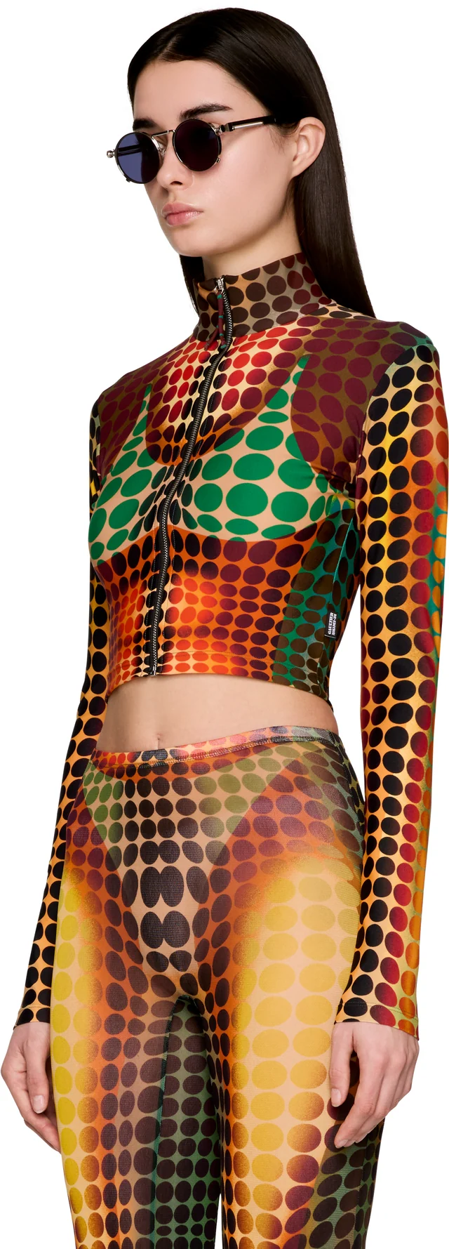Re-edition 'The Brown Dots' Top — image 2 of 4
