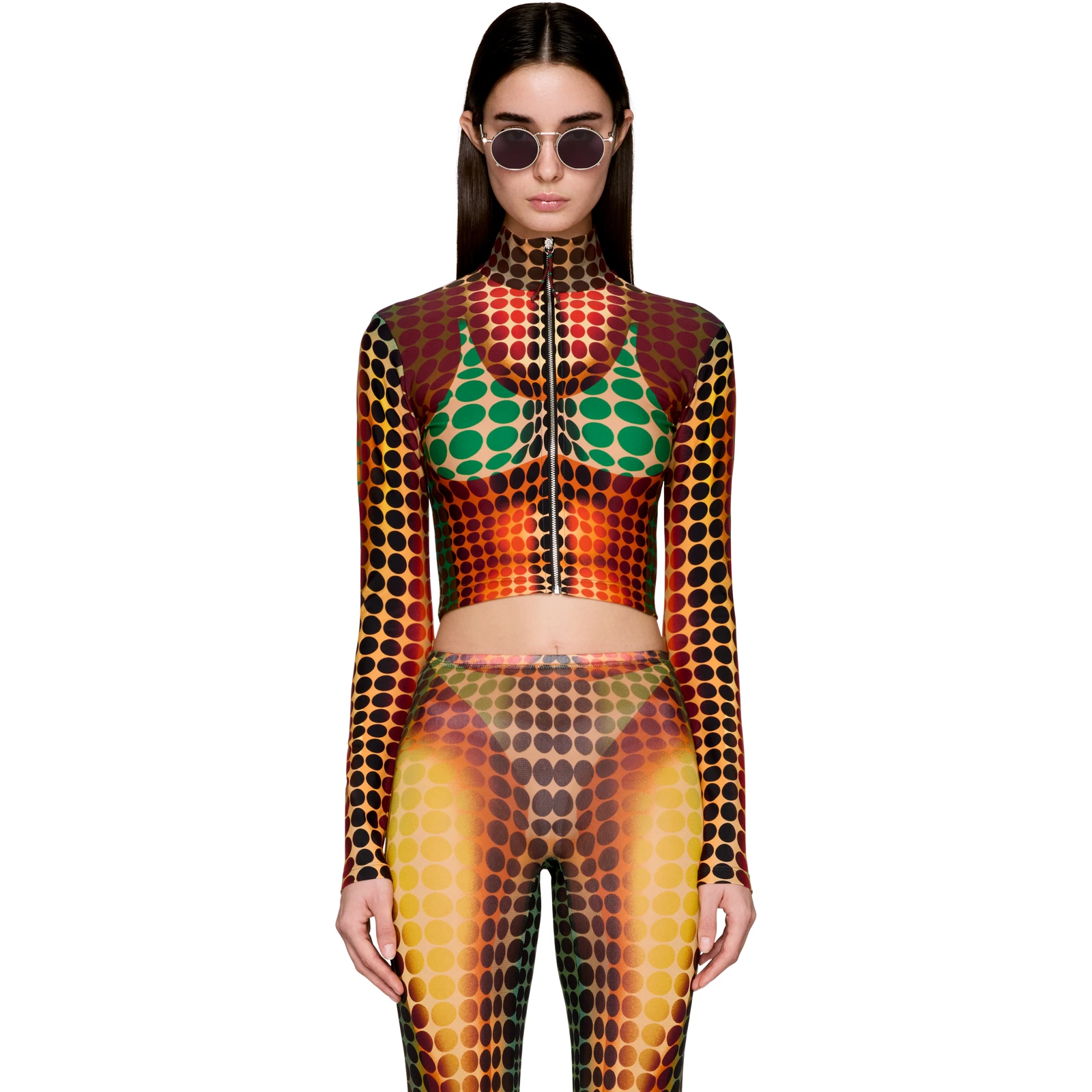 Re-edition 'The Brown Dots' Top — image 1 of 4