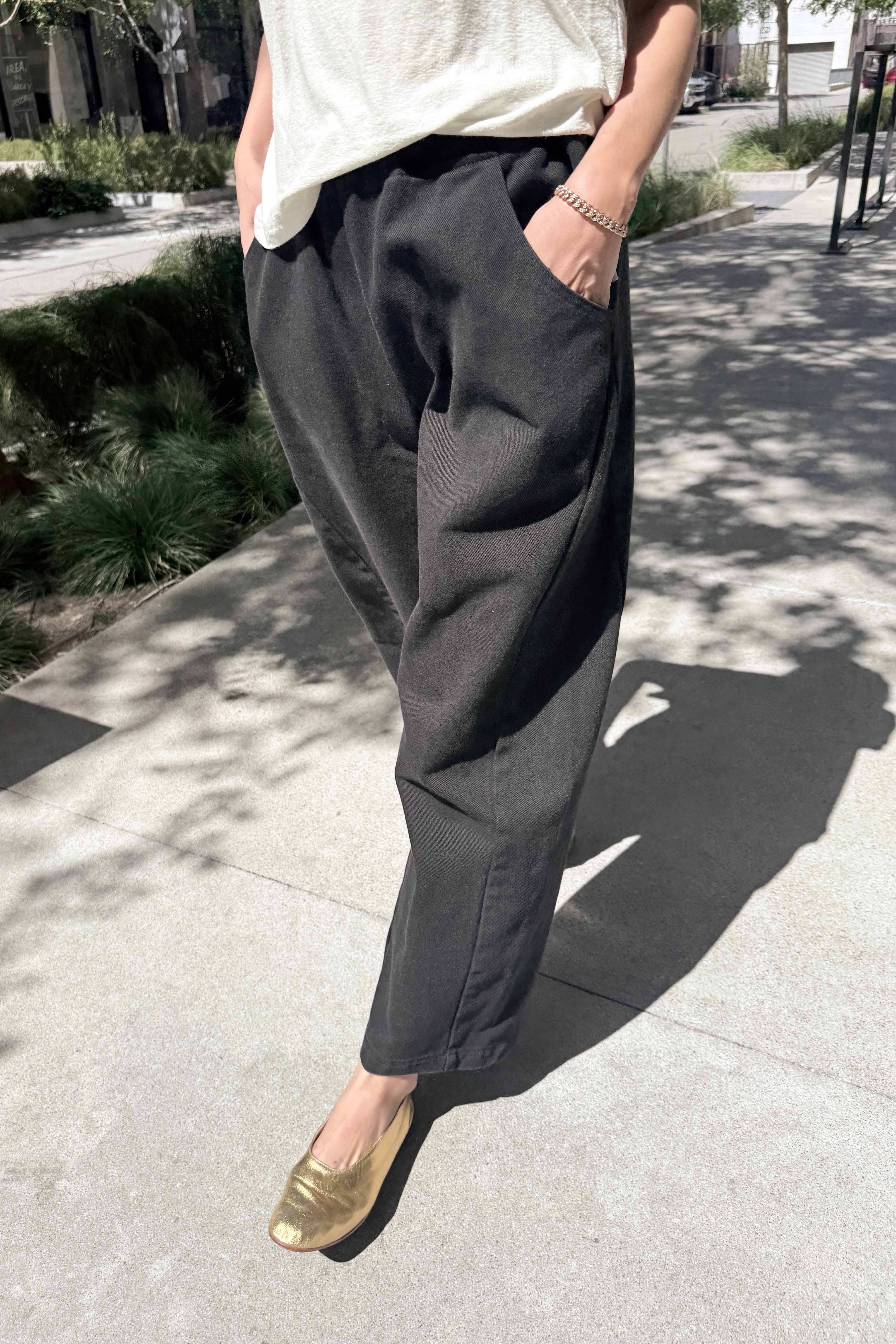 Arc Pants - BLACK CANVAS